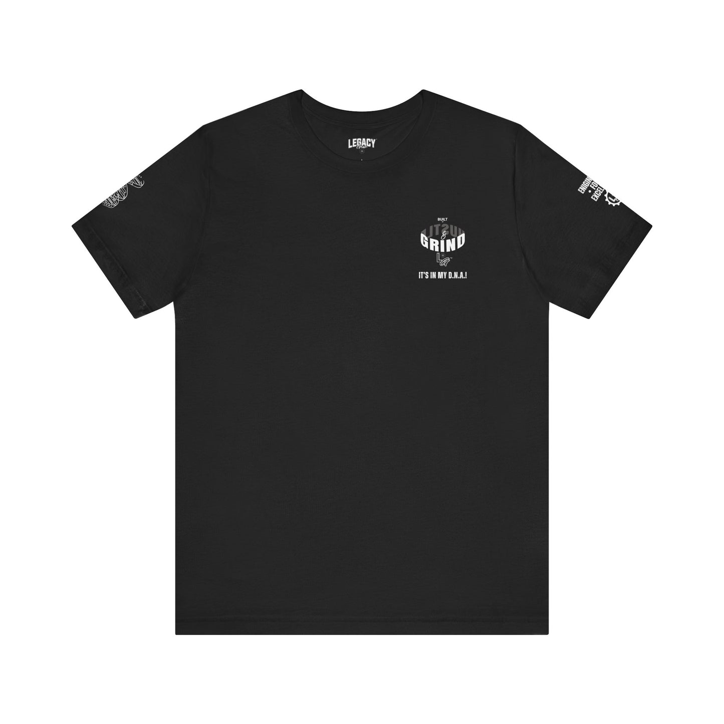 BUILT ON HUSTLE & GRIND | Engineered for Excellence Tee