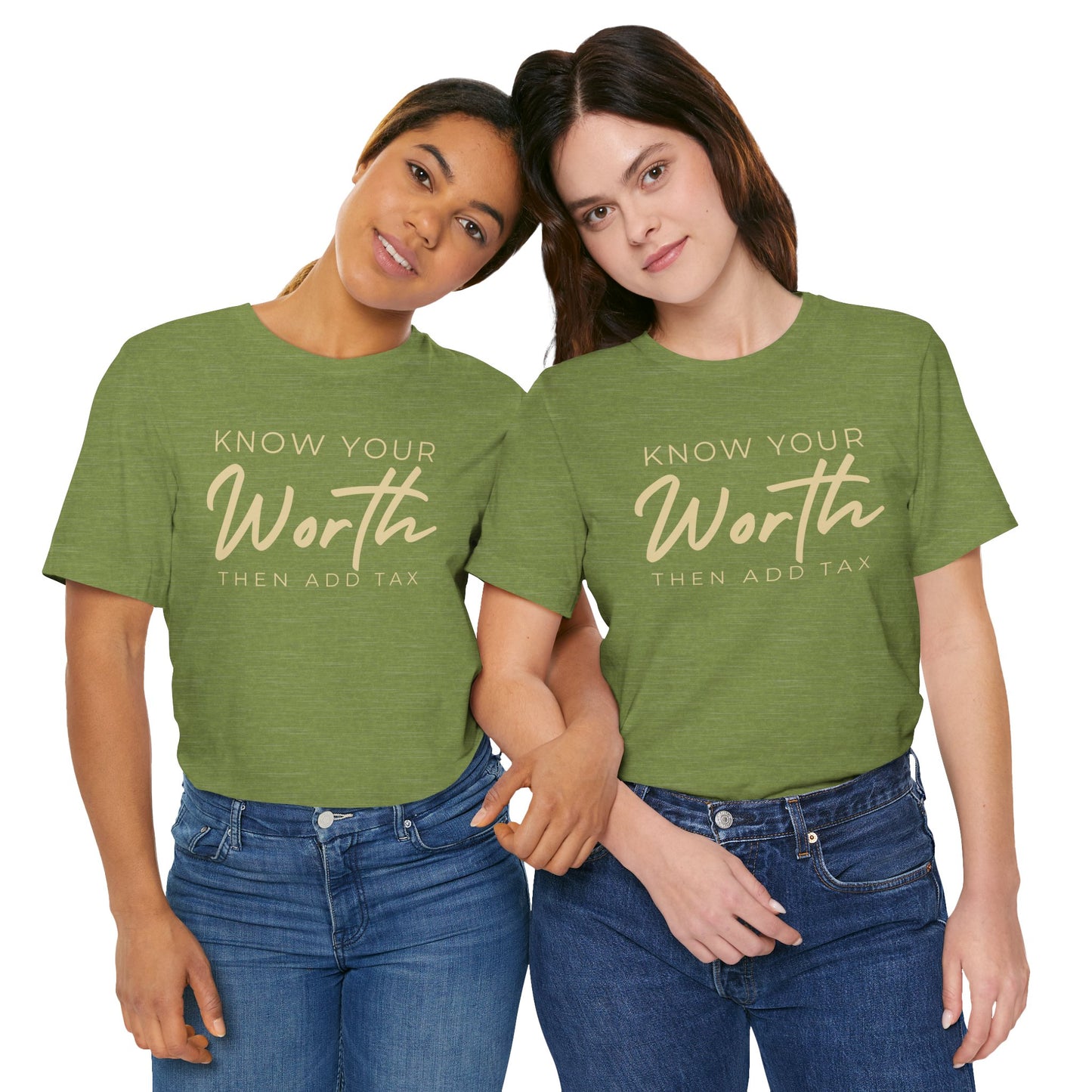 Know Your Worth Unisex Jersey Tee - Motivational Quote T-Shirt