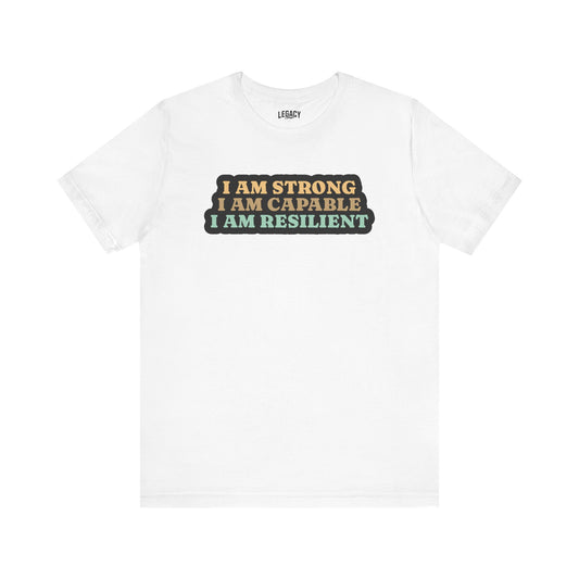 I AM STRONG | Positive Vibes Tee
