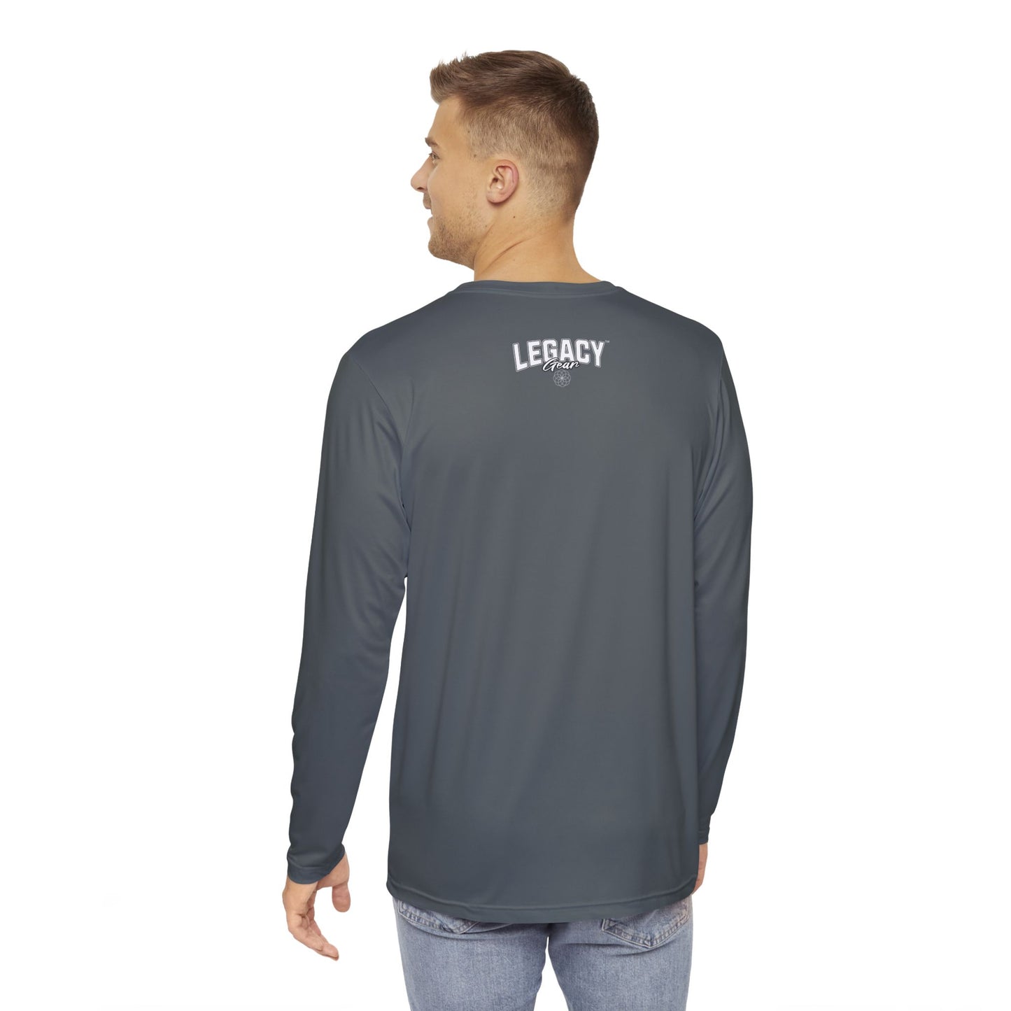 Believe & Achieve Men's Long Sleeve Shirt - Motivational Graphic Tee for Casual Comfort