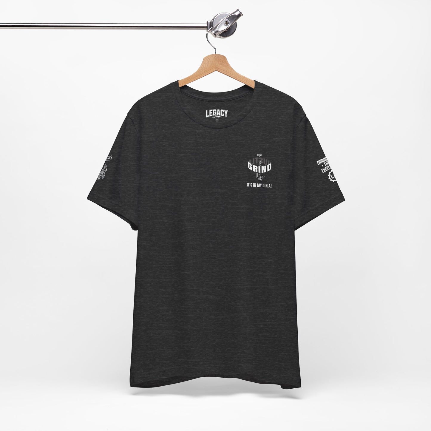 BUILT ON HUSTLE & GRIND | Engineered for Excellence Tee