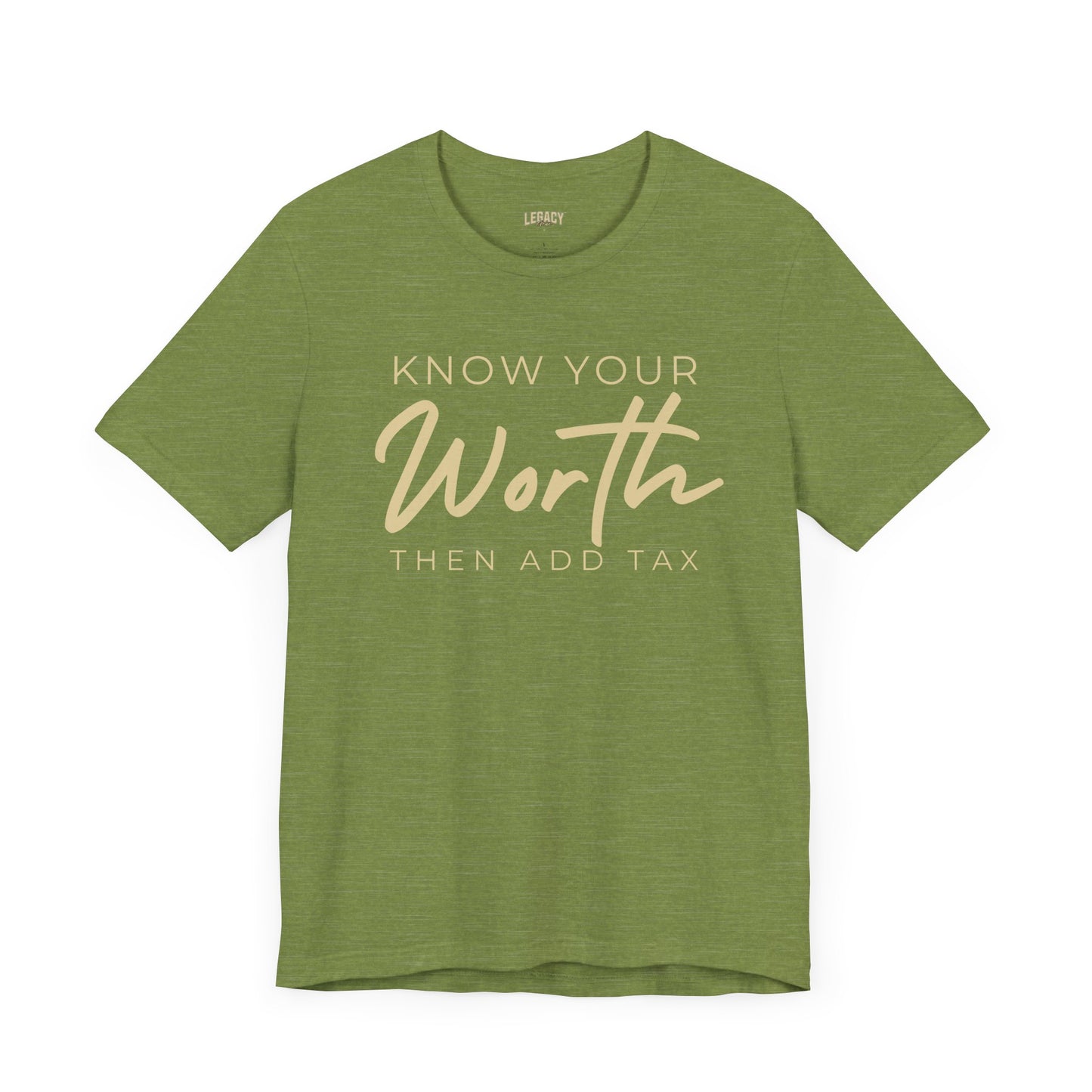Know Your Worth Unisex Jersey Tee - Motivational Quote T-Shirt