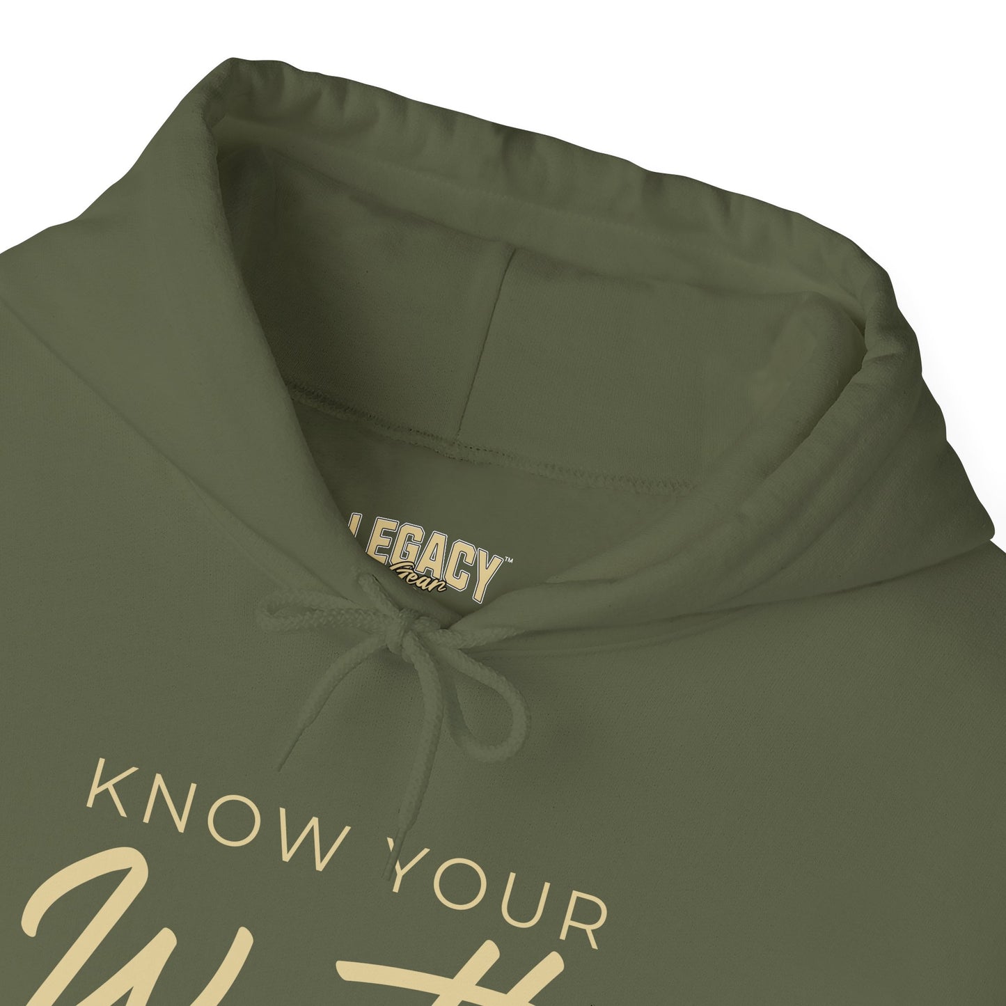 Know Your Worth Hoodie - Unisex Heavy Blend Sweatshirt for Empowerment, Confidence, & Self-Care